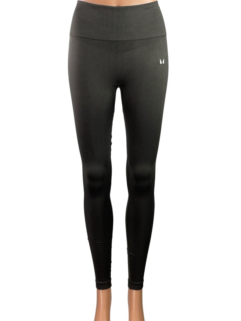 MP Tempo Womens Olive Green Mid Rise Skinny Activewear Workout Leggings Pants S
